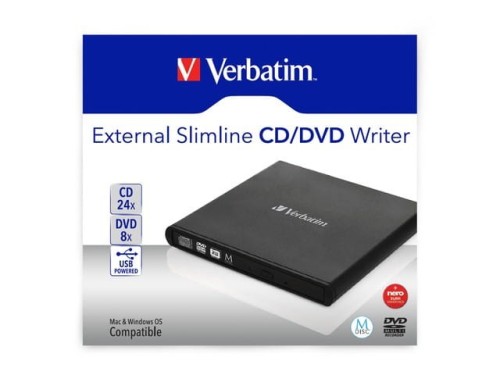 Verbatim Nagrywarka DVD-RW Verbatim USB 2.0 zewnętrzna