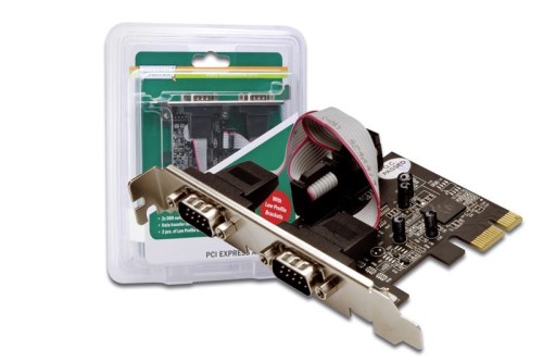 Digitus Kontroler PCI Express 2xserial DB9 COM RS232