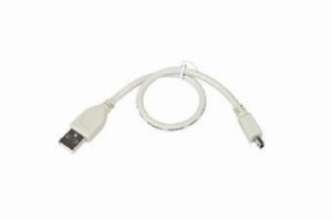 Gembird Kabel miniUSB 2.0 CANON 5pin 0.3m czarny