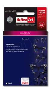 Tusz ActiveJet AH-951MRX magenta do drukarki HP - zamiennik HP nr 951XL CN047AE