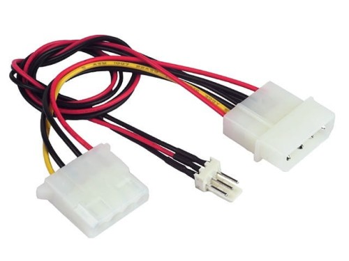 Gembird Kabel rozdzielacz zasilania 2xMOLEX/1x3PIN Wenty