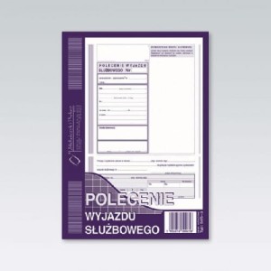 Polecenie wyjazdu służbowego A5 505-3