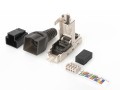 Digitus Wtyczka ekranowana RJ45 kat.6A do montażu AWG 22-27, 10 GBit Ethernet, PoE+