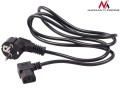 Maclean Kabel zasilający kątowy 3 pin 3M wtyk EU MCTV-803
