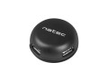 NATEC Hub USB 4 porty Bumblebee USB 2.0 czarny