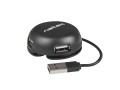 NATEC Hub USB 4 porty Bumblebee USB 2.0 czarny