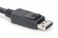 ASSMANN Kabel połączeniowy DisplayPort z zatrzaskami 8K 30Hz UHD Typ DP/DP M/M czarny 2m