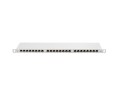 LANBERG Patch Panel 24 Port 0.5U Kat.6 szary ekranowany