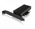 IcyBox IB-PCI214M2-HSL Karta PCIe z gniazdem M.2 M-Key dla jednego dysku SSD M.2 NVMe