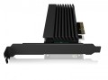 IcyBox IB-PCI214M2-HSL Karta PCIe z gniazdem M.2 M-Key dla jednego dysku SSD M.2 NVMe