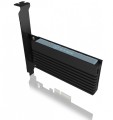 IcyBox IB-PCI214M2-HSL Karta PCIe z gniazdem M.2 M-Key dla jednego dysku SSD M.2 NVMe