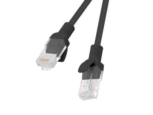 LANBERG Patchcord PCU5-20CC-0150-BK kat.5e 1.5M czarny 10-pack