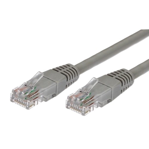 TB Patchcord kat.5e RJ45 UTP 0,5m. szary