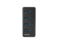 NATEC Hub USB 4 porty Mantis 2 USB 3.0 z włącznikiem + zasilacz
