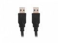 LANBERG Kabel USB-A M/M 3.0 0.5m Czarny