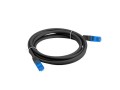 LANBERG Patchcord kat.6a S/FTP CCA 5.0m Czarny