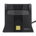 Qoltec Inteligentny czytnik chipowych kart ID | USB 2.0 | Plug&amp;play