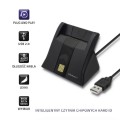 Qoltec Inteligentny czytnik chipowych kart ID | USB 2.0 | Plug&amp;play