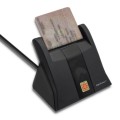 Qoltec Inteligentny czytnik chipowych kart ID | USB 2.0 | Plug&amp;play