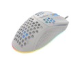 NATEC Mysz Genesis Krypton 550 8000 DPI podświetlenie RGB dla graczy lekka Biała