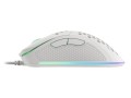NATEC Mysz Genesis Krypton 550 8000 DPI podświetlenie RGB dla graczy lekka Biała
