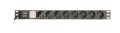 Gembird Listwa zasilająca rack 8 x German Socket 3M