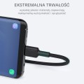 AUKEY CB-CA2 nylonowy kabel Quick Charge USB C-USB 3.1 | FCP | AFC | 2m | 5 Gbps | 3A | 60W PD | 20V