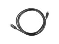 LANBERG Kabel USB-C M/M 2.0 CA-CMCM-40CU-0010-BK Czarny 1m