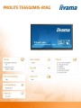 IIYAMA Monitor wielkoformatowy 65 cala TE6502MIS-B1AG INFRARED,4K,IPS,Wifi,iiWare9.0