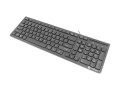 NATEC Klawiatura Discus 2 slim Czarna
