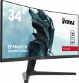 IIYAMA Monitor 34 cale GB3467WQSU-B1 VA, UWQHD, 165HZ, 0.4ms, 1500R, HDMI/DPx2, USB