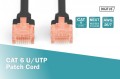 Digitus Patch Cord RJ45/RJ45 Kat.6 250MHz U/UTP AWG27/7 PE 5,0m Czarny