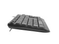Natec Klawiatura Trout Slim USB CZ/SK Czarna