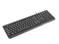 Natec Klawiatura Trout Slim USB CZ/SK Czarna