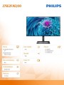 Philips Monitor 275E2FAE 27 cali IPS HDMIx2 DP Głośniki