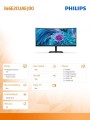 Philips Monitor 346E2CUAE 34 cale VA Curved HDMI, DP, USB-C Głośniki, Regulowana wysokość