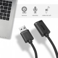 Unitek Przedłużacz USB 2.0 AM-AF, 0.5m; Y-C447GBK