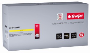 Toner ActiveJet ATB-423YN Yellow do drukarki Brother - zamiennik TN423Y