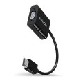 AXAGON Adapter FullHD, wyjście audio, micro USB złącze zasilania RVH-VGAN, HDMI -> VGA