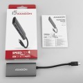 AXAGON Hub HMC-4G2 2x USB-A + 2x USB-C, USB-C 3.2 Gen 2 10Gbps hub, 13cm USB-C kabel