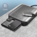 AXAGON Zewnętrzny czytnik kart CRE-S3C, USB-C 3.2 GEN 1, 3-slot &amp; lun SD/microSD/CF, obsługa UHS-II