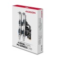 AXAGON PCEA-S4N Kontroler PCIe 4x port szeregowy (RS232) 250 kbps, w zestawie SP &amp; LP
