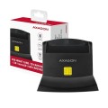 AXAGON CRE-SM2 Czytnik kart identyfikacyjnych &amp; SD/microSD/SIM USB
