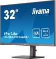 IIYAMA Monitor 31.5 cala XU3294QSU-B1 VA,WQHD,HDMI,DP,USB 3.0,2x2W