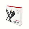 AXAGON Kabel ADR-205 USB 2.0 A-M -> A-F aktywny kabel przedłużacz/wzmacniacz 5m