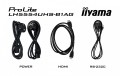 IIYAMA Monitor 55 cali LH5554UHS-B1AG 24/7, IPS, ANDROID.11, 4K, SDM, 2x10W