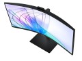 Samsung Monitor 34 cale LS34C652VAUXEN VA 3440x1440 UWQHD 21:9 1xHDMI 1xDP 1xUSB-C (90W) 2xUSB 3.0 LAN (RJ45) 5ms HAS Webcam głośniki zakrzywiony 3yrs