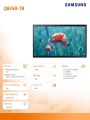 Samsung Monitor profesjonalny QB24R-TB 24 cali Matowy Dotykowy 16h/7 250(cd/m2) 1920x1080(FHD) S6 Player WiFi 3 lata d2d (LH24QBRTFGCXEN)