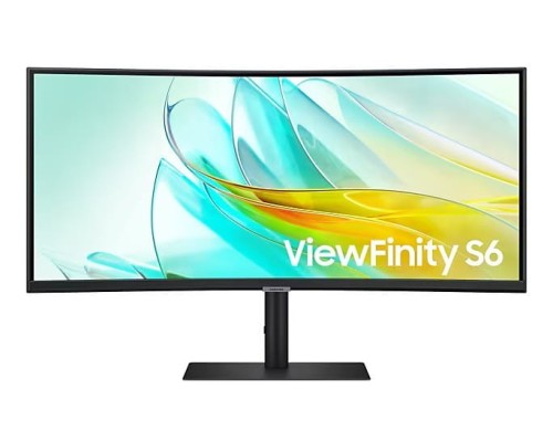 Samsung Monitor 34 cale LS34C652UAUXEN VA 3440x1440 UWQHD 21:9 1xHDMI 1xDP 1xUSB-C(90W) 3xUSB 3.0 LAN (RJ45) 5ms 100Hz HAS+PIVOT zakrzywiony głośniki