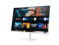 Samsung Monitor 27 cali SMATY M7 VA 3840x2160 UHD 16:9 1xHDMI 2x USB 2.0 1xUSB-C (65W) WiFi/BT 4ms(GTG) głośniki płaski biały 2Yd2d (LS27CM703UUXD)